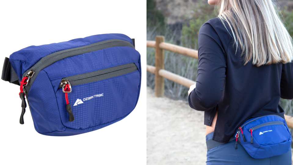 This hip pack can carry everything from phones to trail bars.