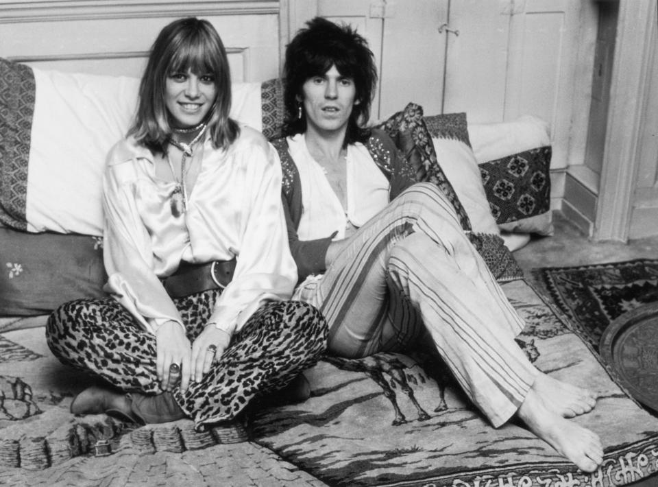 Keith Richards and Anita Pallenberg, December 9, 1969.