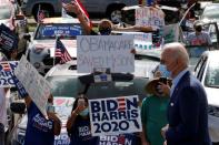 Democratic U.S. presidential nominee Biden campaigns in Coconut Creek