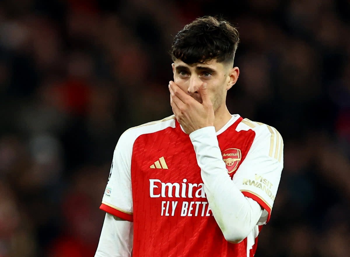 Happy: Havertz believes he is winning over the fans after joining the Gunners from rivals Chelsea (REUTERS)