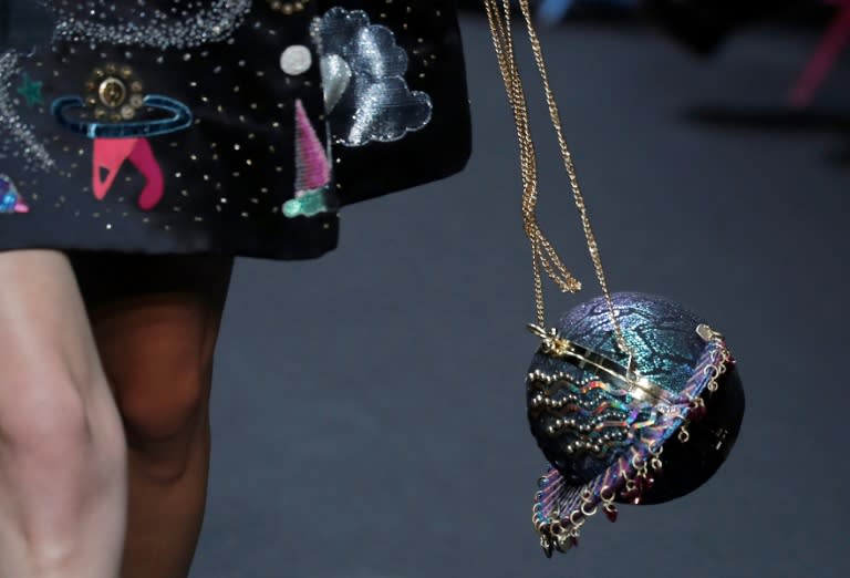 A Saturn handbag from Indian designer Manish Arora