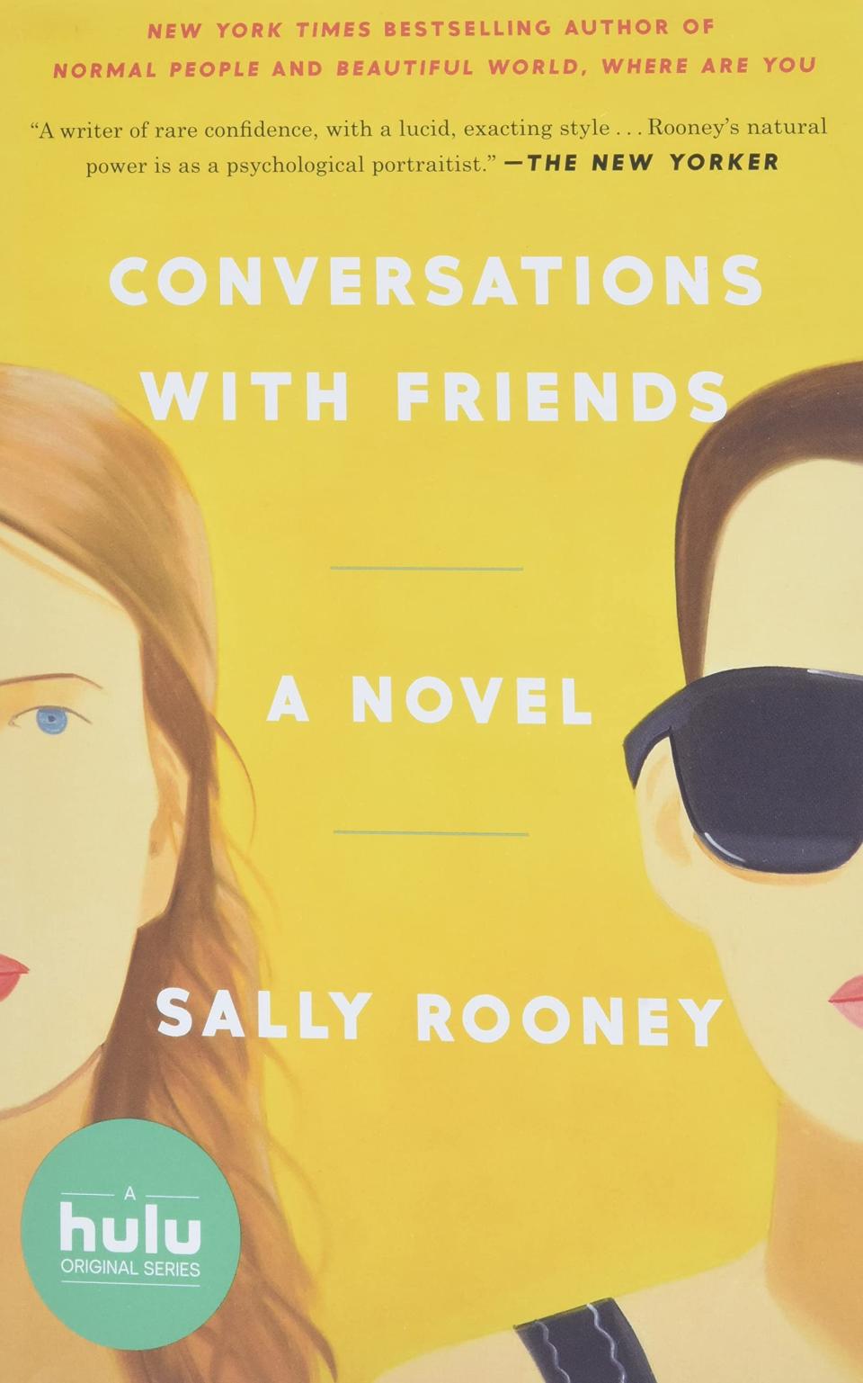 yellow cover of conversations with friends book