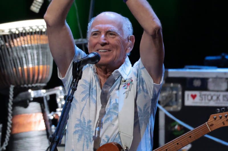 Music artists will honor late singer Jimmy Buffett at a tribute concert in April. File Photo by Gary I Rothstein/UPI