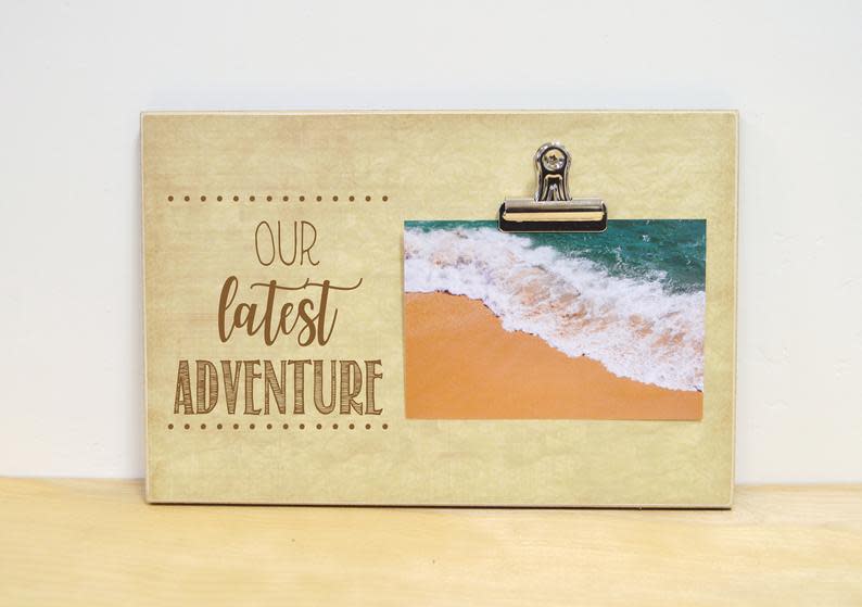 Our Latest Adventure Photo Frame