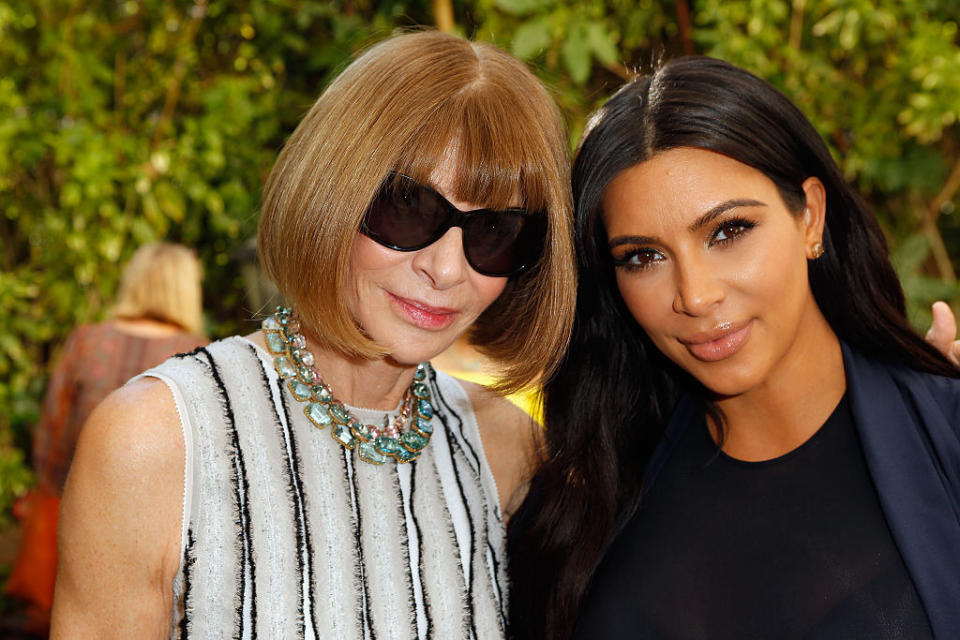 Anna Wintour and Kim