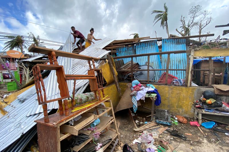 Typhoon Rai aftermath in Surigao city