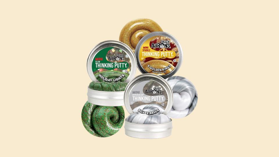 Secret Santa gift ideas: Crazy Aaron's Thinking Putty Holiday Trio Set