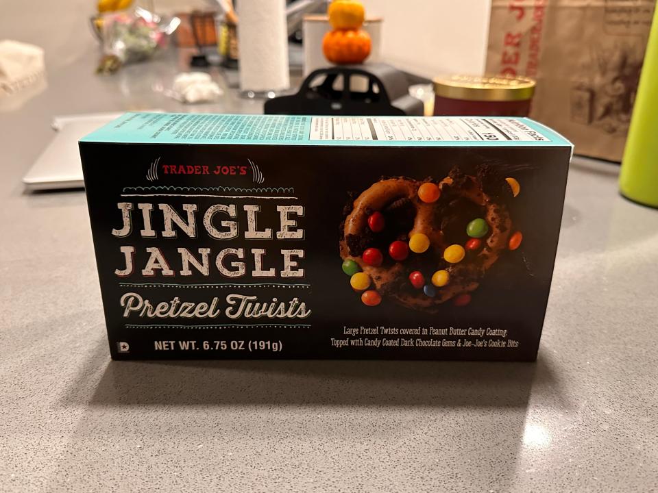 Trader Joe's Jingle Jangle pretzels