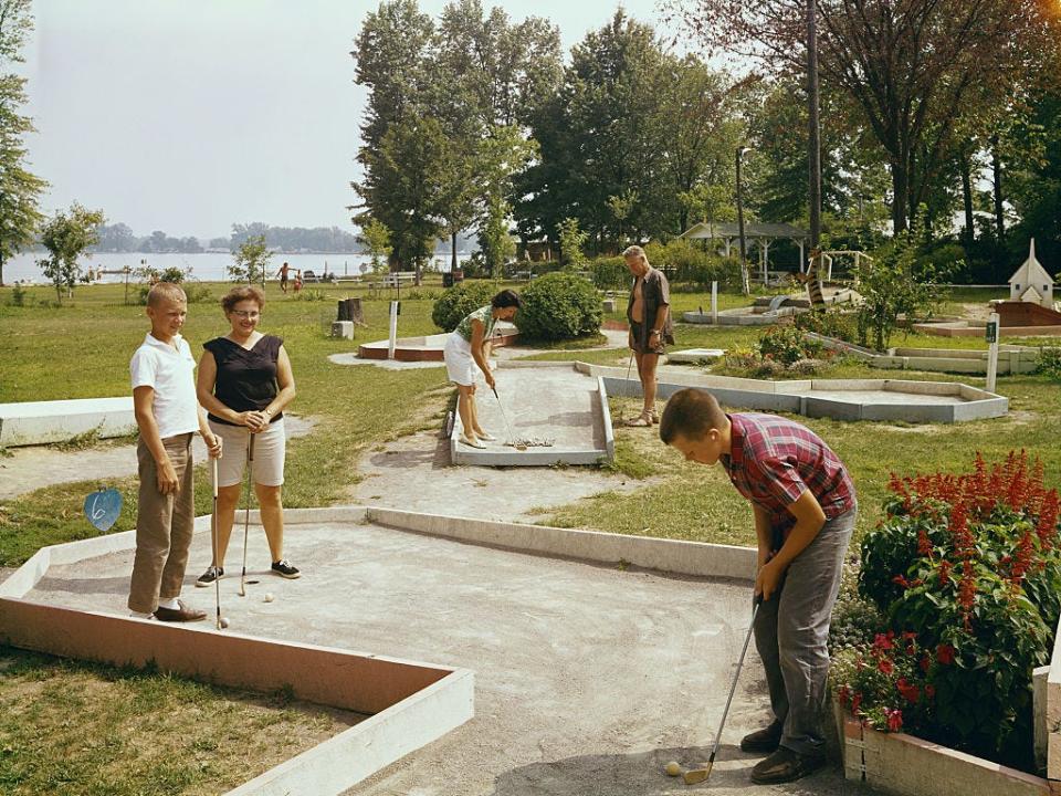 mini golf in the sixties