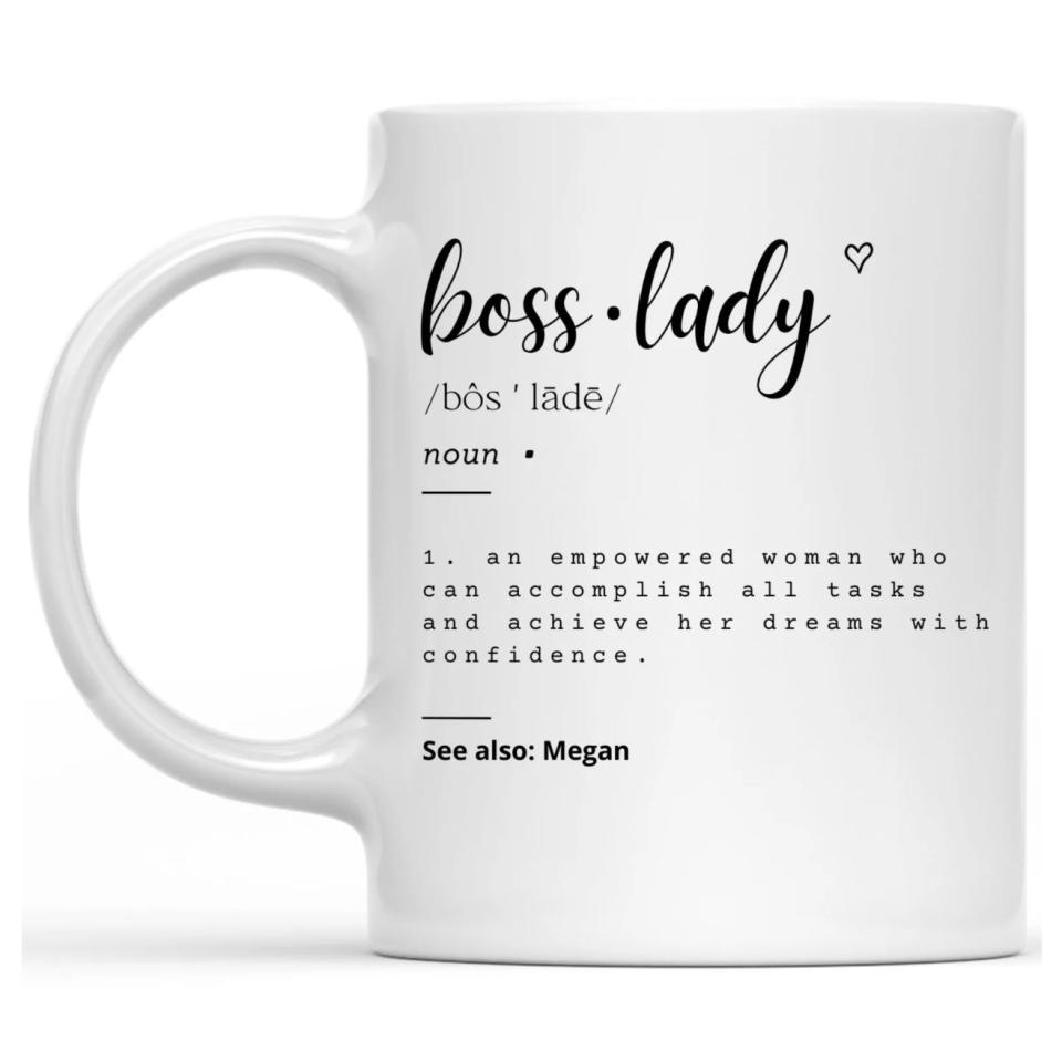 Personalized Boss Lady Mug