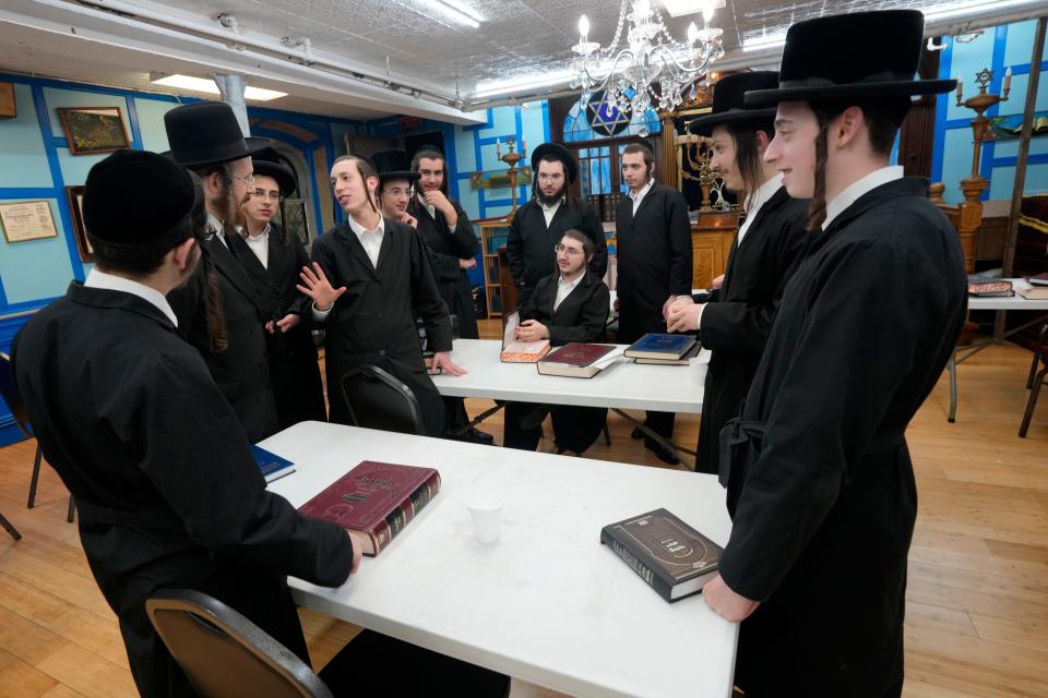 Students at Yeshiva Ohel Shlome Sanz Zvill were unaware of the FBI's announcement when they came to school Thursday evening. The school, which is based in Union City, also holds classes here, at Congregation Mt. Sinai, in Jersey City. Thursday, November 3, 2022