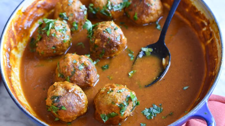 ginger turkey curry meatballs coconut