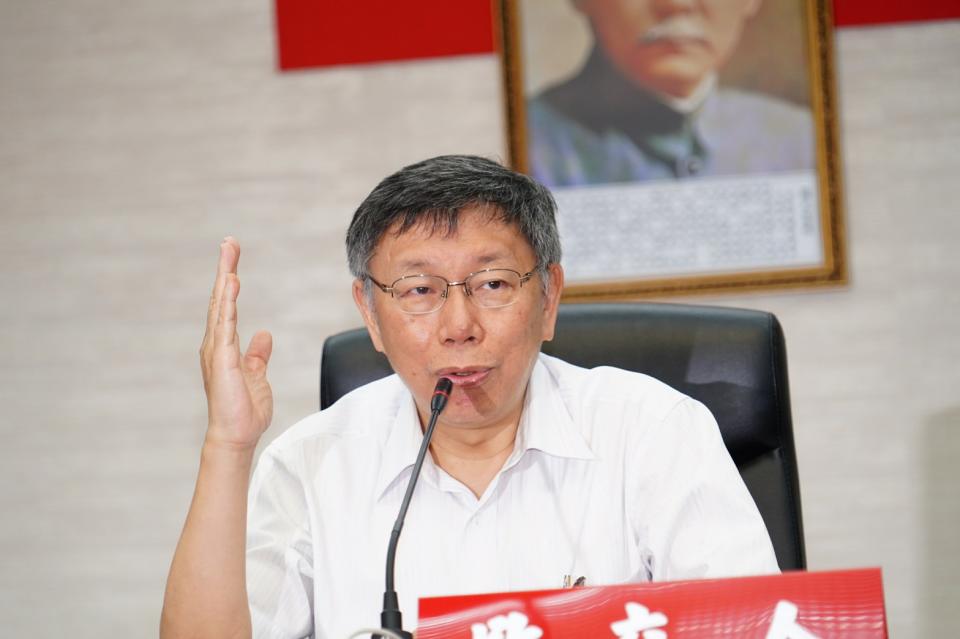 台北市長柯文哲。( 圖 / 台北市政府提供 )