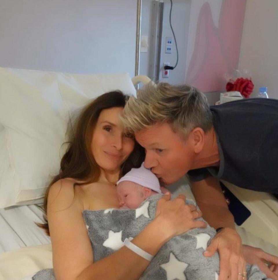 Gordon Ramsay announced the arrival of his and wife Tana's new baby on Instagram.