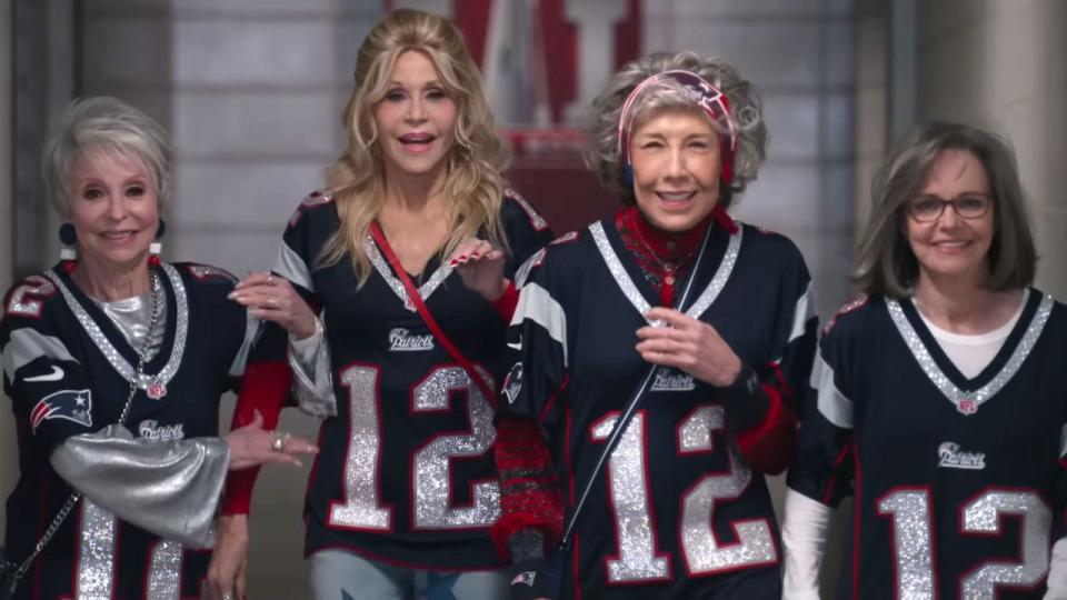 Rita Moreno, Jane Fonda, Lily Tomlin and Sally Field star in "80 for Brady."