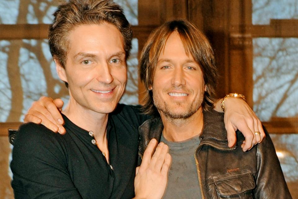 NASHVILLE, TN - JANUARY 25: Richard Marx and Keith Urban attend the BMI &amp; ASCAP #1 Party For "Long Hot Summer" written by Keith Urban and Richard Marx held at Cabana on January 25, 2012 in Nashville, Tennessee. (Photo by Rick Diamond/Getty Images for BMI)