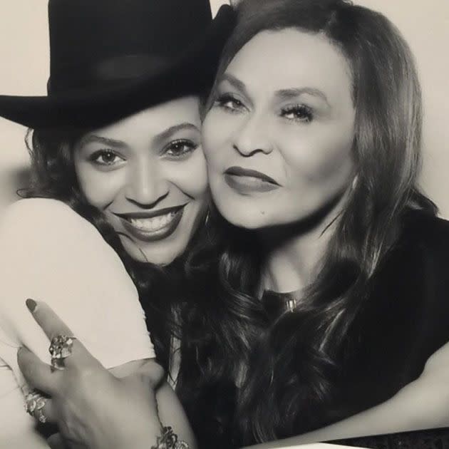 Even Bey's mum, Tina, was in on the reunion action! Photo: Instagram