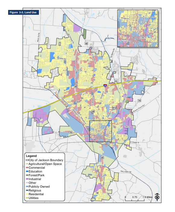 A study of the land use of Jackson is a major component of the Greenways master plan, presented at the May city council meeting.