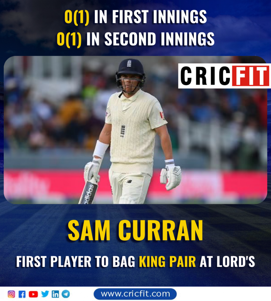 Sam Curran King pair