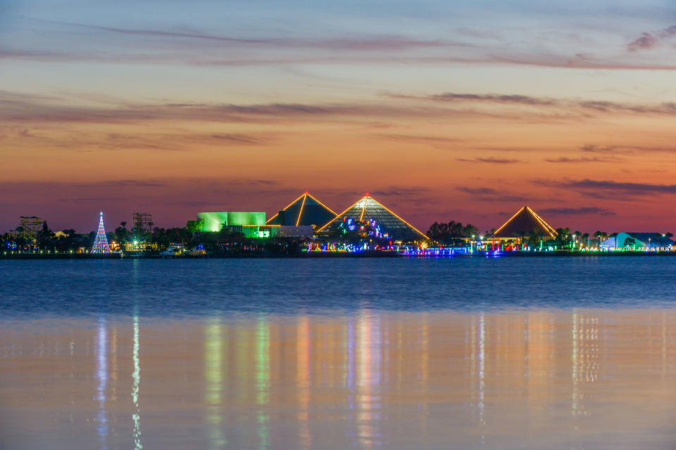 Holidays at Moody Gardens in Galveston, Texas