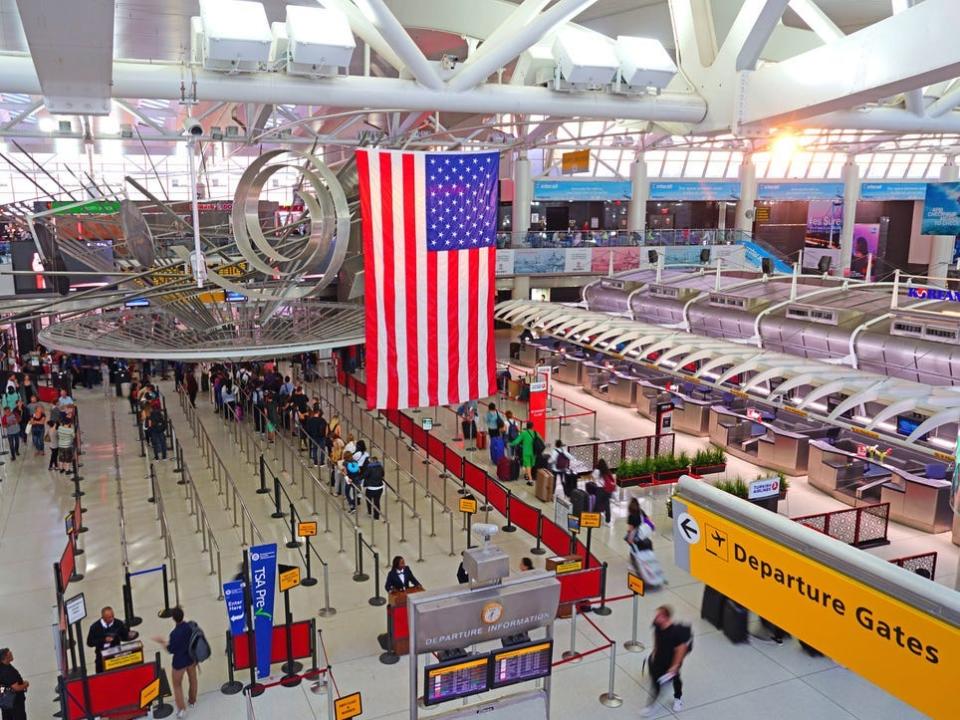 New York's JFK airport.