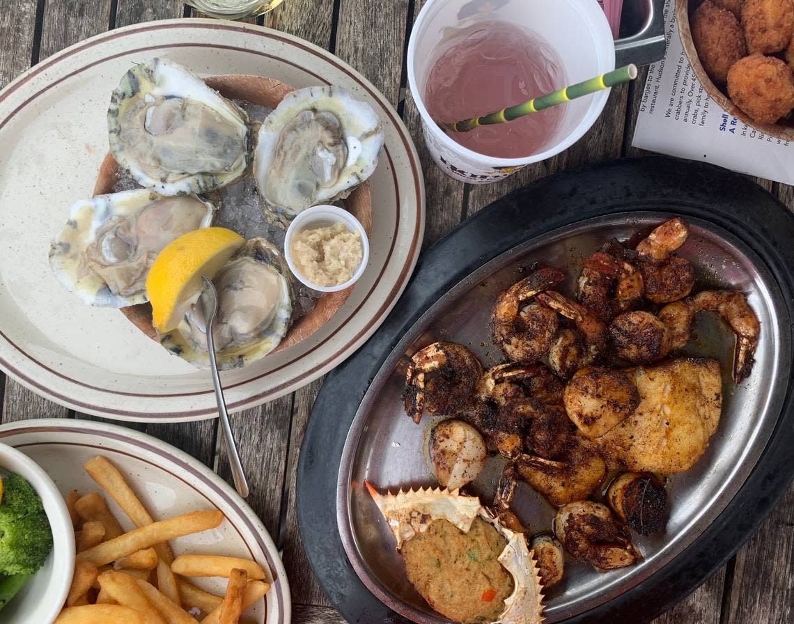 Hudson’s Seafood House on the Dock is a gem both tourists and locals love on Hilton Head.