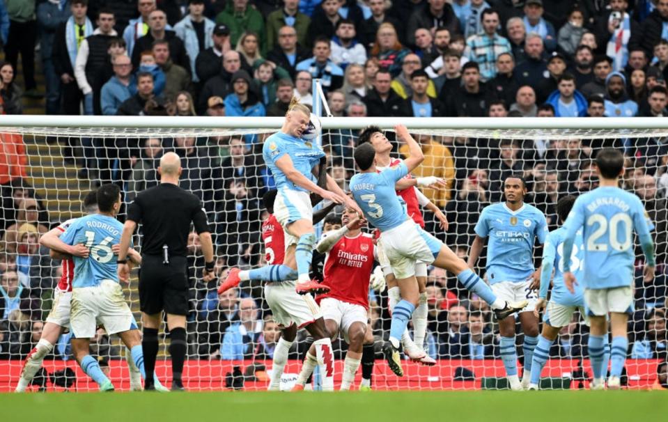 Man City failed to find the inspiration to break down Arsenal's defense (Getty Images)