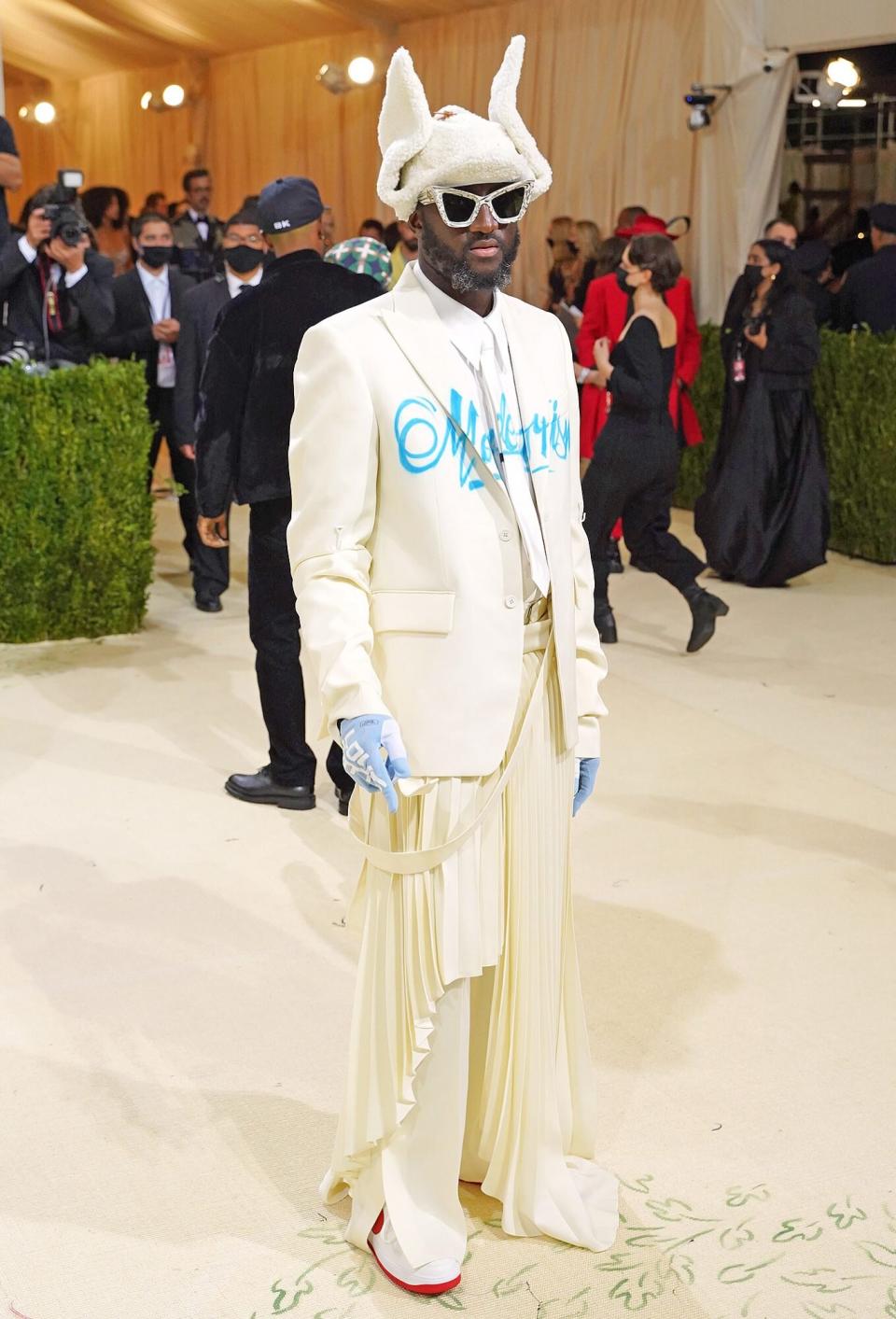 : Virgil Abloh attends 2021 Costume Institute Benefit - In America: A Lexicon of Fashion at the Metropolitan Museum of Art on September 13,