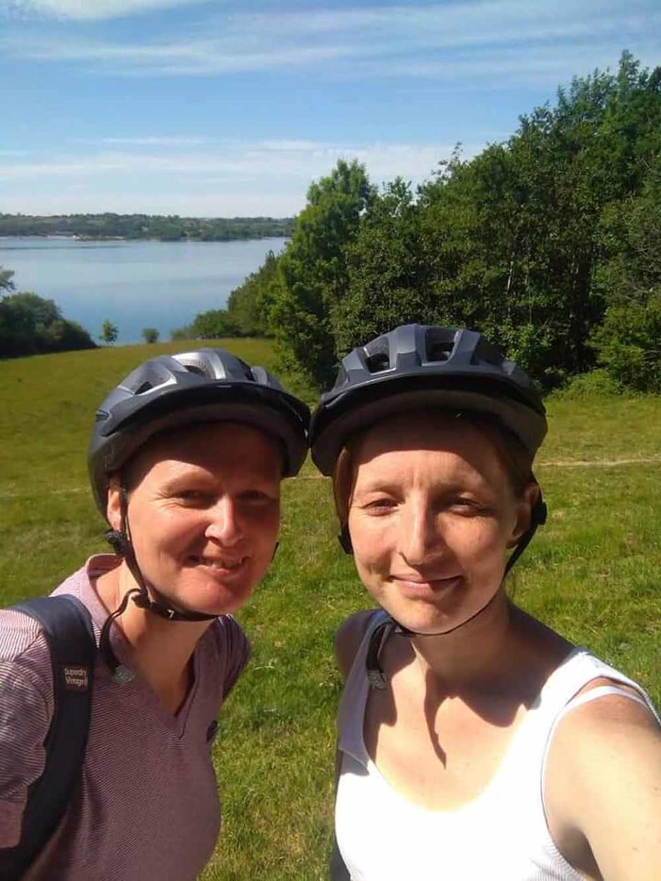 The couple love to cycle and spot good foraging sites on the way (Collect/PA Real Life).