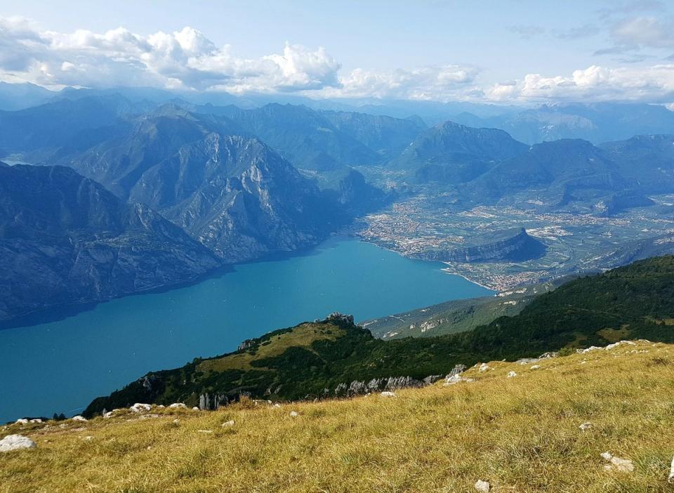 A cable car whisks visitors up Monte Baldo is just 15 minutes (Gagan Josan)