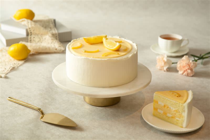 煙波國際光觀集團-萌檬沁檸奶霜蛋糕。（圖／品牌業者提供）