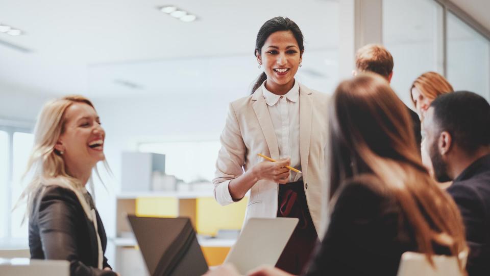 Business people working in the office.