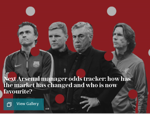 Next Arsenal manager odds tracker: how has the market has changed and who is now favourite?