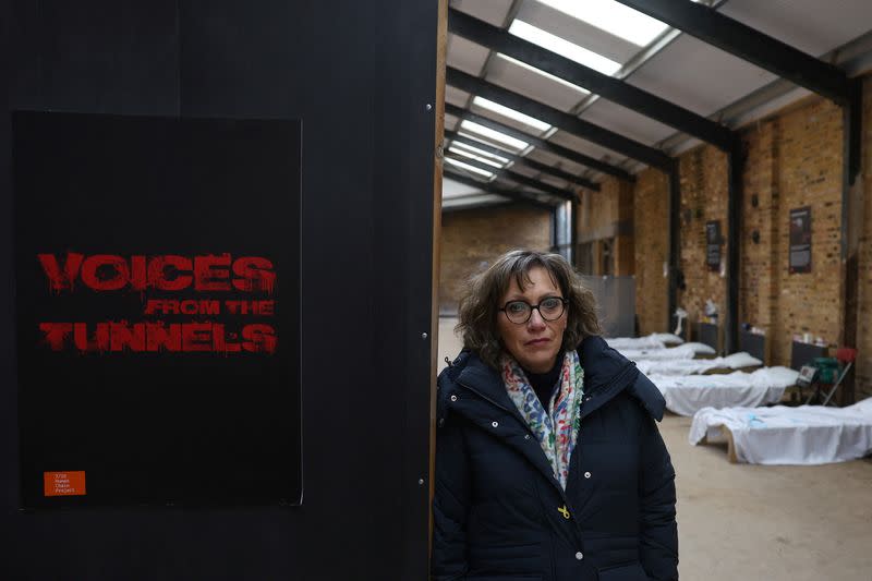 Exhibition 'Voices From The Tunnels' aims to highlight continued plight of Israeli hostages being held in Gaza, amid the ongoing conflict between Israel and Hamas, in London