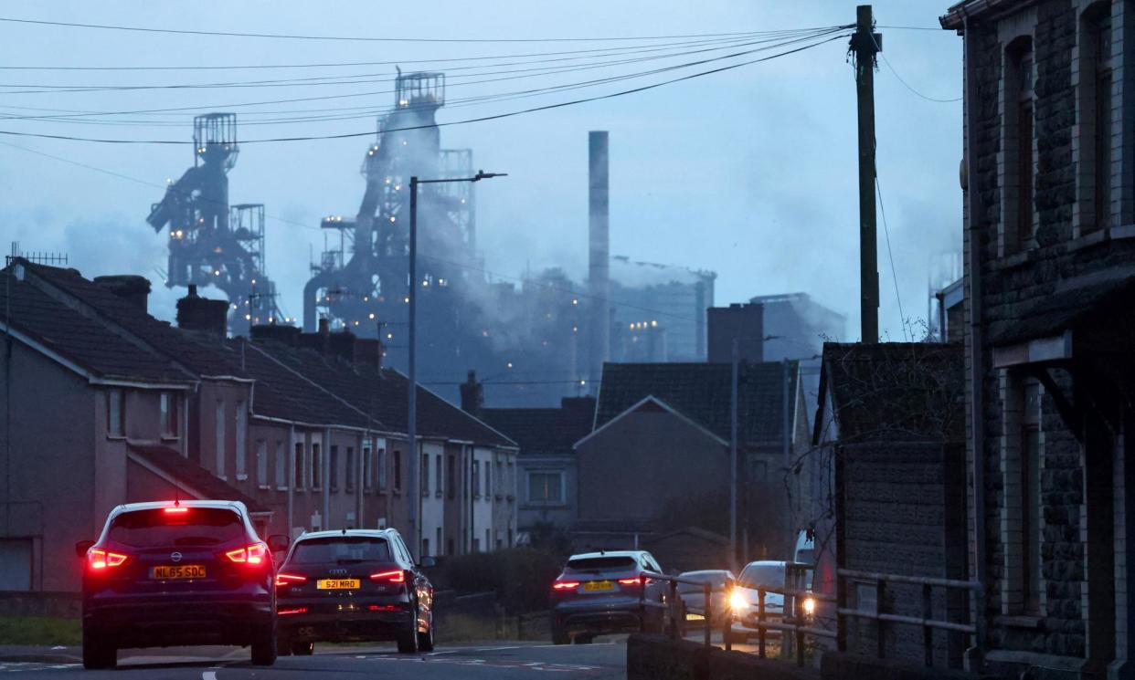 <span>Tata’s decision to close both blast furnaces at Port Talbot steelworks will cost up to 2,800 jobs.</span><span>Photograph: Toby Melville/Reuters</span>