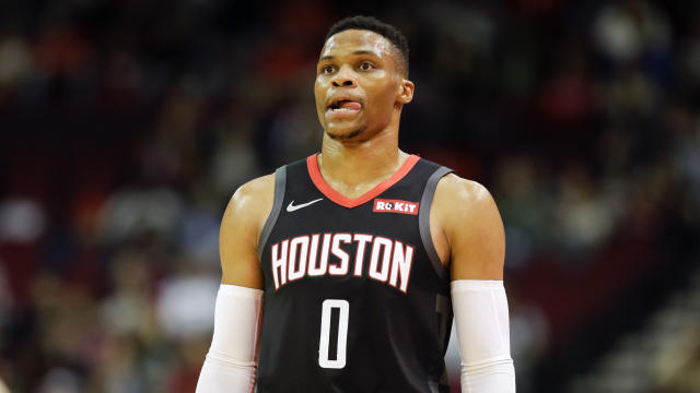 Rockets' Russell Westbrook has rim checked vs Clippers (video