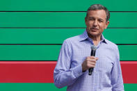 Disney's Chief Executive Officer Bob Iger attends the opening event of Disney-Pixar Toy Story Land, the seventh themed land in Shanghai Disneyland in Shanghai, China April 26, 2018. REUTERS/Aly Song