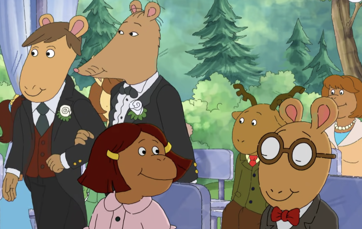 Arthur's teacher, Mr. Ratburn, married his boyfriend in the Season 22 episode, 'Mr. Ratburn and the Special Someone' (Photo: PBS/YouTube)