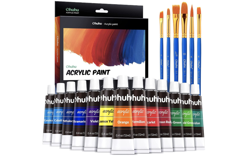 Acrylic Paint Set 54 Piece Artist Painting Supplies Kit, Art Painting, –  WoodArtSupply