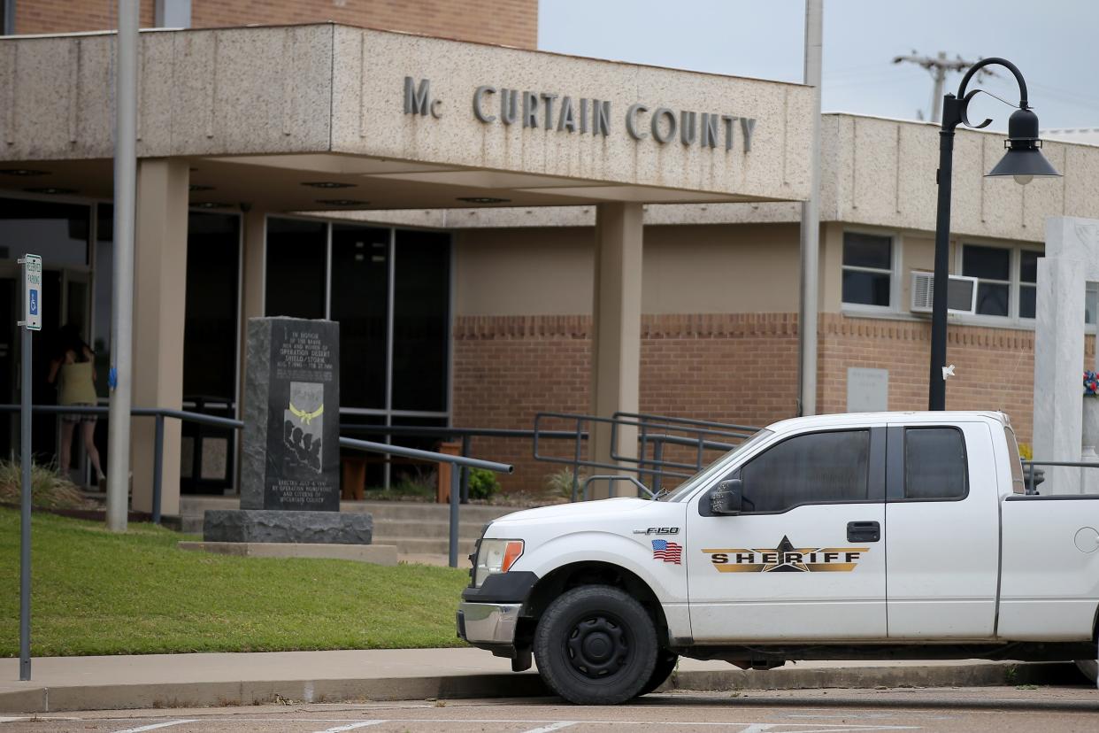 The McCurtain County Courthouse is pictured April 20 in Idabel.