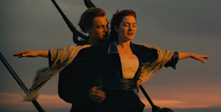 Leonardo DiCaprio and Kate Winslet in ‘Titanic’ (Paramount)