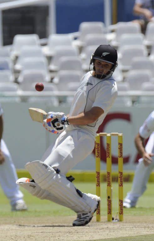 New Zealand's BJ Watling avoids a bouncer on day three of the first Test in Cape Town on January 4, 2013. The Test ended inside three days in favour of the rampant hosts. While the South Africans were given three days off before reassembling in Port Elizabeth on Tuesday, the tourists were in the nets the day after the Test ended in an attempt to lift their game before the final match of the series