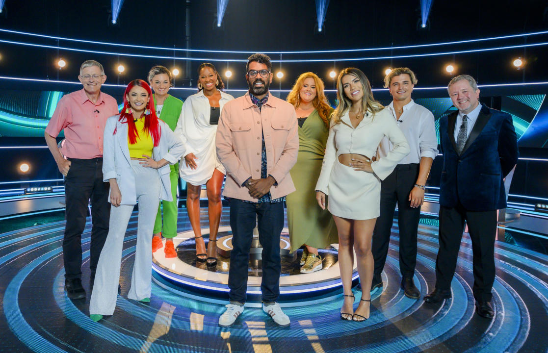 Ekin-Su and Nikita Kuzman appeared together on The Weakest Link in 2024. (BBC)