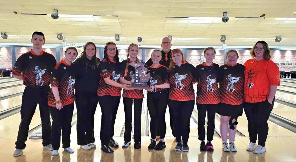 The Sturgis girls won a regional bowling championship on Friday evening.