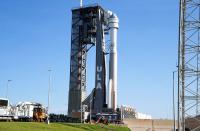 FILE PHOTO: Atlas V rocket carrying Boeing's CST-100 Starliner capsule is seen after launch to International Space Station was delayed, in Cape Canaveral