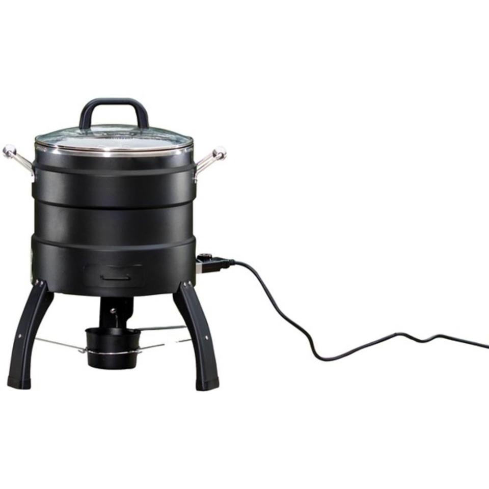 <p><a href="https://www.vortoutlet.com/shop/masterbuilt-mb23010809-butterball-oil-free-electric-turkey-fryer-and-roaster" rel="nofollow noopener" target="_blank" data-ylk="slk:Shop Now;elm:context_link;itc:0;sec:content-canvas" class="link ">Shop Now</a></p><p>Masterbuilt Butterball Oil-Free Electric Turkey Fryer </p><p>Vortoutlet</p><p>$64.60</p><span class="copyright">vortoutlet</span>