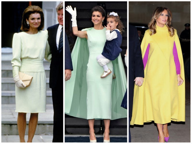 Jacquelinen Jackie Kennedy, Casey DeSantis, and Melania Trump