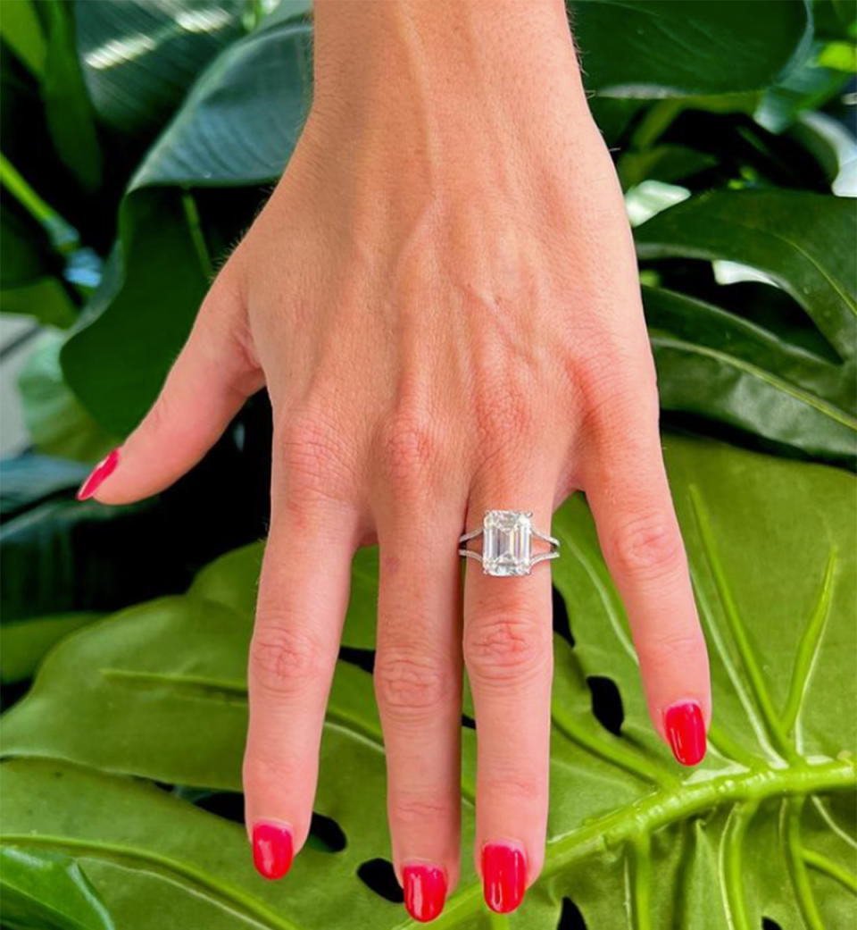 Tegan Kynaston engagement ring