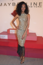 <p>Here's Jourdan Dunn looking absolutely flawless in this glittery Rami Kadi naked dress at the 2019 Maybelline party.</p>