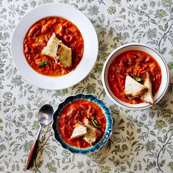 Chunky Tomato-Red Pepper Soup